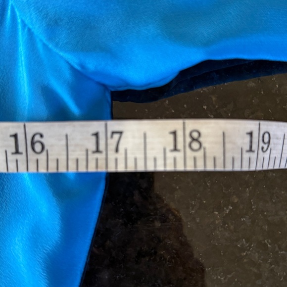 Tibi Blue Floral/Paisley Engineered Print Silk High Waisted Dress Size 6 - Picture 8 of 13